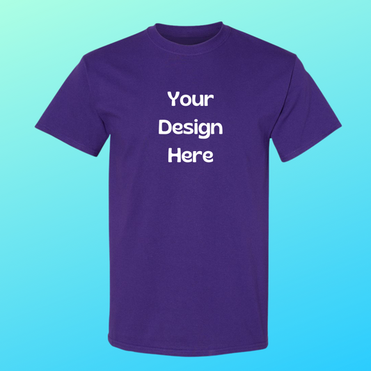 Purple Blank T-shirt