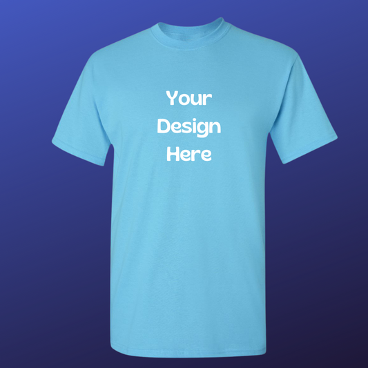 Sky Blue Blank T-shirt